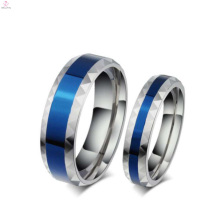 Anillos azules románticos de los pares, últimos diseños de anillo de dedo de joyería de moda